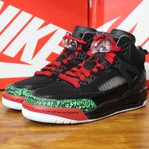 jordan spizike black green red